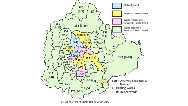 New 243 Ward of BBMP authorized by Karnataka Govt