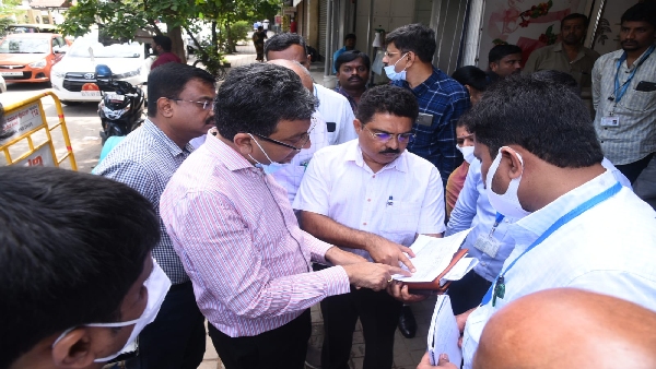 BBMP Chief Commissioner Thushar Girinath visti to West Zone BBMP Chief Commissioner Thushar Girinath visti to West Zone