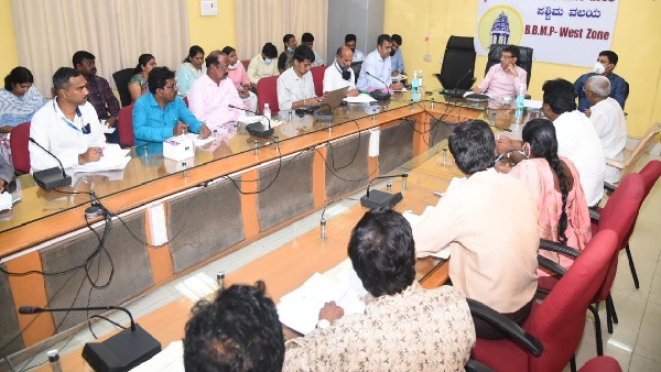 BBMP Chief Commissioner Thushar Girinath visti to West Zone BBMP Chief Commissioner Thushar Girinath visti to West Zone