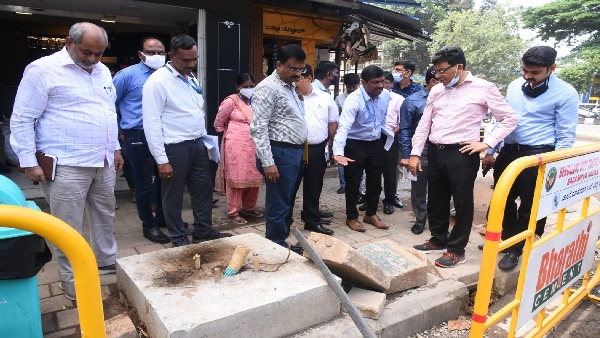 BBMP Chief Commissioner Thushar Girinath visti to West Zone BBMP Chief Commissioner Thushar Girinath visti to West Zone