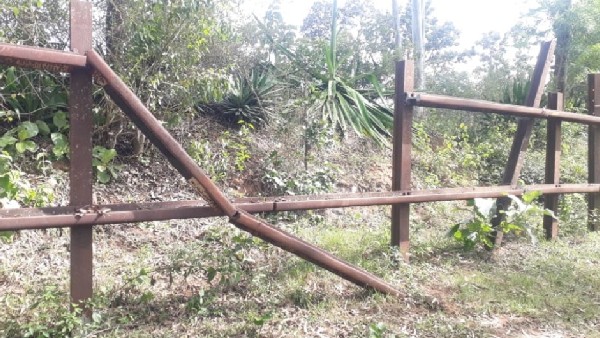  ರೈಲು ಕಂಬಿ‌ ಬೇಲಿ ಕಾಮಗಾರಿ ಪರಿಶೀಲನೆ 