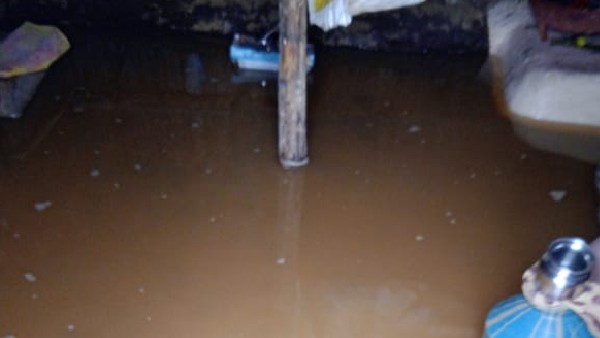 Heavy rain Davangere: Flood scare started again