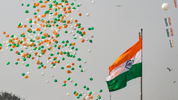 Prahlad Joshi launched the Tiranga campaign by hoisting the flag in front of his residence Prahlad Joshi launched the Tiranga campaign by hoisting the flag in front of his residence
