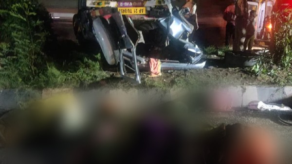 Terrible accident in Tumkur: Truck collides with cruiser - 9 killed, 14 injured Terrible accident in Tumkur: Truck collides with cruiser - 9 killed, 14 injured