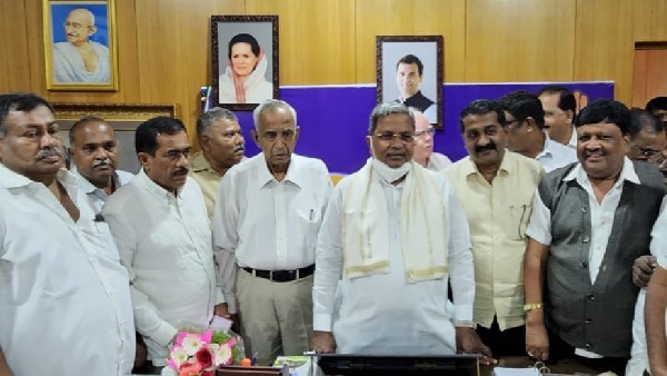  ಸಿದ್ದರಾಮಯ್ಯನವರನ್ನು ಭೇಟಿಯಾಗಿದ್ದಾಗ ಗುತ್ತಿಗೆದಾರರ ಸಂಘ