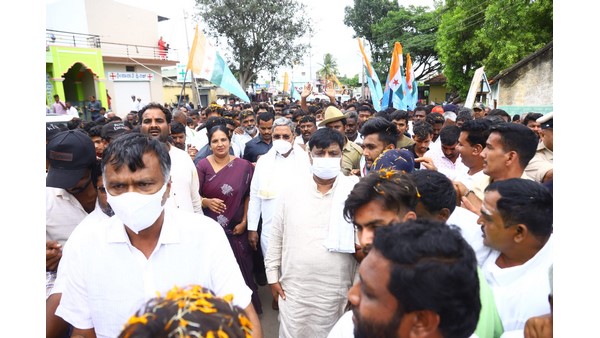  ಚಾಮರಾಜನಗರದಲ್ಲಿ ಪಾದಯಾತ್ರೆ 