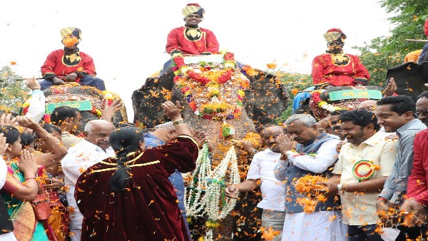 2022 Mysuru Dasara Gajapayana Begins From Veeranahosalli Nagarahole 2022 Mysuru Dasara Gajapayana Begins From Veeranahosalli Nagarahole