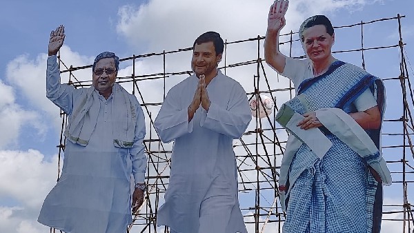  ಸಿದ್ದರಾಮಯ್ಯರ 75 ಅಡಿ ಕಟೌಟ್ 