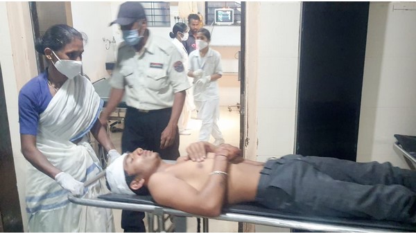  ಗಾಯಾಳುಗಳ ಪರಿಸ್ಥಿತಿ ವಿಚಾರಿಸಿದ ಎಸ್‌ಪಿ