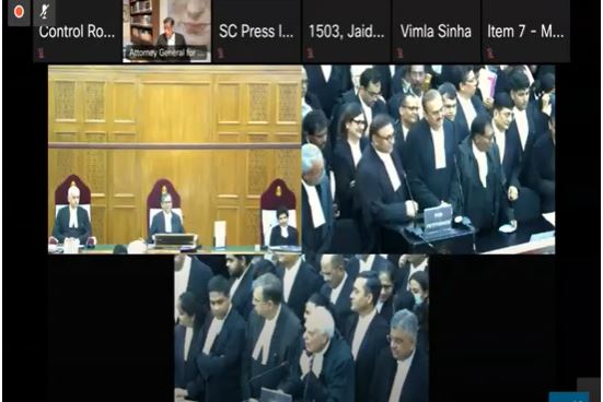 Live streaming of Supreme Court proceedings for the first time Live streaming of Supreme Court proceedings for the first time