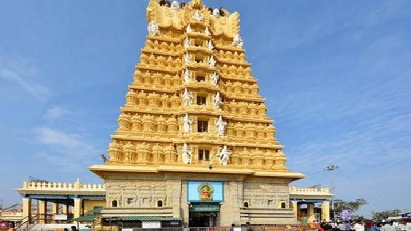 E-Hundi Installed in Chamundeshwari Temple at Chamundi Hills in Mysuru E-Hundi Installed in Chamundeshwari Temple at Chamundi Hills in Mysuru