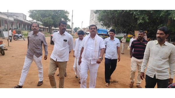  ಶಾಸಕ ನಡಹಳ್ಳಿ ಭೇಟಿ, ಪರಿಹಾರದ ಭರವಸೆ 