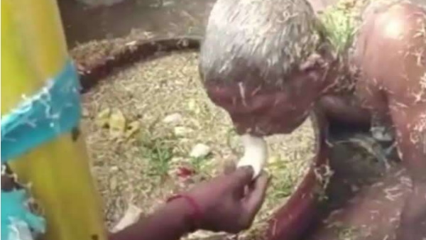 ವ್ಯಕ್ತಿಯನ್ನು 'ಎಮ್ಮೆ' ಎಂದು ಪೂಜಿಸುವ ಜನ