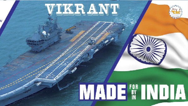 ವಿಕ್ರಾಂತ್ ಭಾರತದ ಕಡಲ ಇತಿಹಾಸದಲ್ಲಿ ಅತಿದೊಡ್ಡ ಹಡಗು 