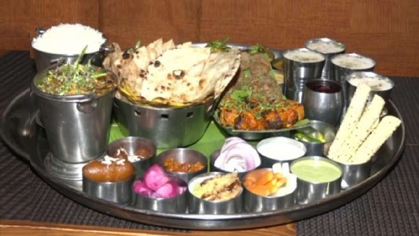 A special thali of 56 dishes at a Delhi restaurant for Modis birthday