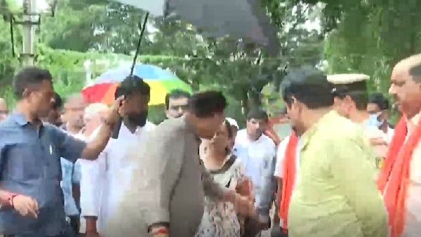  ಕಾಂಗ್ರೆಸ್ ಪ್ರತಿಭಟನೆಯಿಂದ ಮಹಿಳೆ ಬಿಡುಗಡೆ 