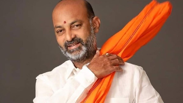 Telangana BJP president called Hussain Sagar Lake as Vinayaka Sagar Telangana BJP president called Hussain Sagar Lake as Vinayaka Sagar