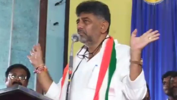 No garland for Rahul Gandhi program: DK Shivakumar expressed concern