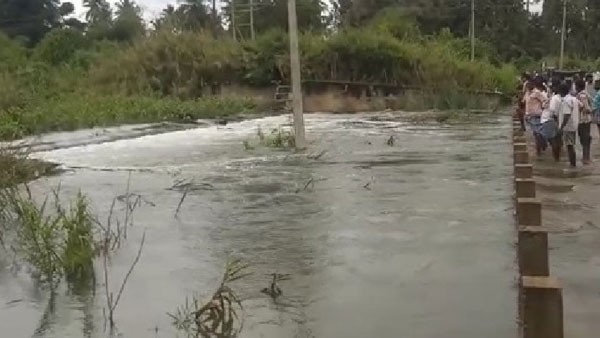 Heavy Rain start again in Ramanagara, People Fear to Flood