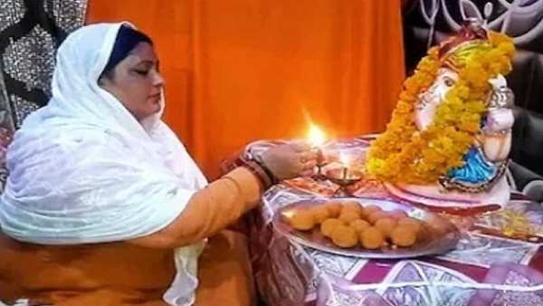 Mufti Has Issued A Fatwa Against Bjp Muslim Leader For Installing Ganesh Idol At Her House Mufti Has Issued A Fatwa Against Bjp Muslim Leader For Installing Ganesh Idol At Her House