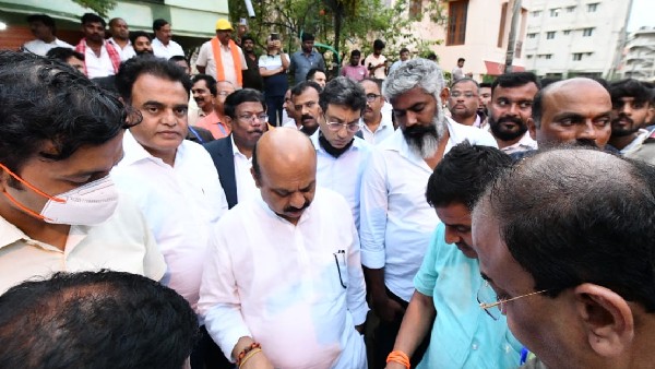 Bengaluru Rain Damages: CM city rounds continued till night