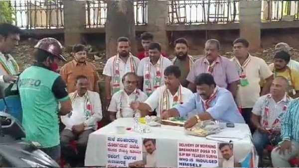 MP Tejasvi Surya said where is my dosa sent by Congress 