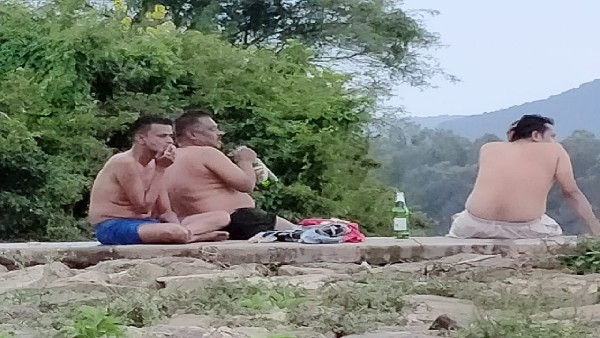 Drunken fun in restricted areas of Bandipur; photos viral 