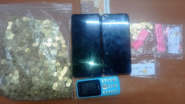 Fake gold coins Sale in Chikkamagaluru; three accused Arrest