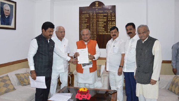 Leaf spot Disease in Areacanut plant: Karnataka delegation meets Union minister Narendra Singh