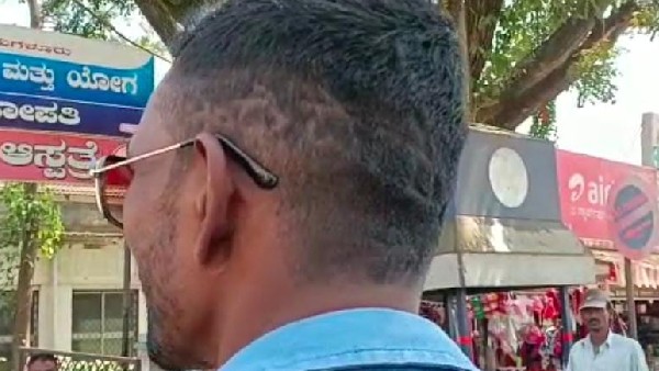 Coffeenadu Chandu made special Hair cutting for promoting movie gandhad gudi 