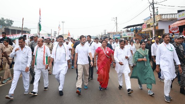 ಕಾರ್ಮಿಕ ಮಹಿಳೆಯರ ಜೊತೆ ರಾಹುಲ್‌ ಗಾಂಧಿ ಮಾತುಕತೆ
