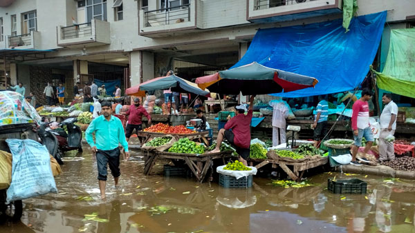 Record rainfall in Delhi: 128.2 mm rainfall so far