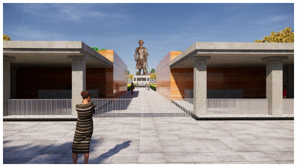 ಪ್ರತಿಮೆ ನಿರ್ಮಾಣ ಕೆಲಸ ಪೂರ್ಣ ಪ್ರತಿಮೆ ನಿರ್ಮಾಣ ಕೆಲಸ ಪೂರ್ಣ