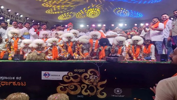 ಹುಲಿ ಕುಣಿತದ ತಾಳಕ್ಕೆ ಹೆಜ್ಜೆ ಹಾಕಿದ ಪುಟಾಣಿಗಳು 