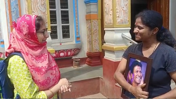 ಅಪ್ಪು ಸಮಾಧಿಗೆ ಪಾದಯಾತ್ರೆ ಆರಂಭಿಸಿದ ಮಹಿಳಾ ಅಭಿಮಾನಿ 