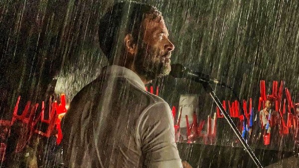 Bharat Jodo Yatra; Rahul Gandhi Addressed A Public Meeting In Heavy Rain Bharat Jodo Yatra; Rahul Gandhi Addressed A Public Meeting In Heavy Rain