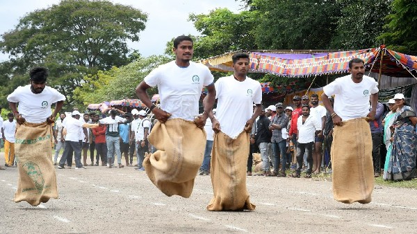 Raitha Dasara: Mysuru District Former Enjoyed Raitha Dasara Sports meet