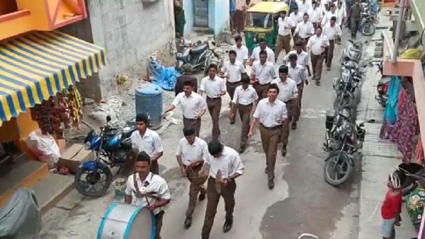 Minister Ashwath Narayan Participate In RSS Root March on Sunday