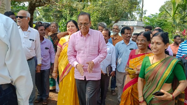 Somnath Naik surrendered to the court in the case of defaming D. Veerendra Heggade