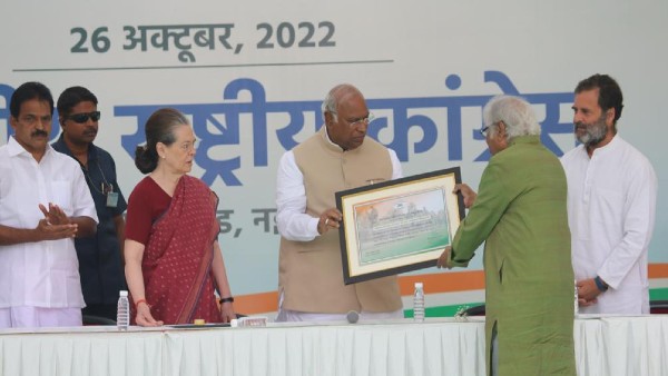 Mallikarjun Kharge First Speech as Congress President; Know Key Points & Highlights