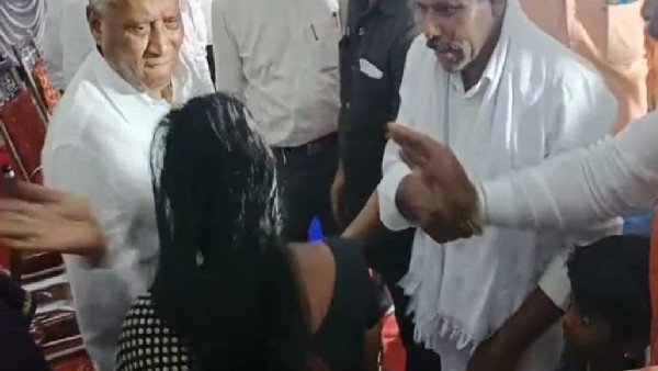 KRS filed a complaint against Minister V Somanna for slapping a woman at Gundlupet