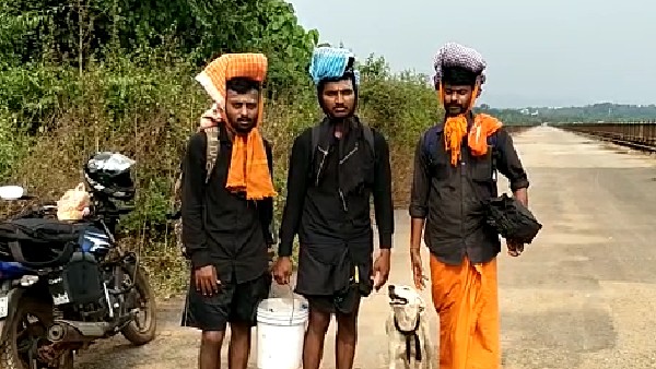 ಪಾದಯಾತ್ರಿಗಳಿಗೆ ಜೊತೆಯಾದ ಶ್ವಾನ: 210 ಕಿ.ಮೀ ಯಾತ್ರೆ