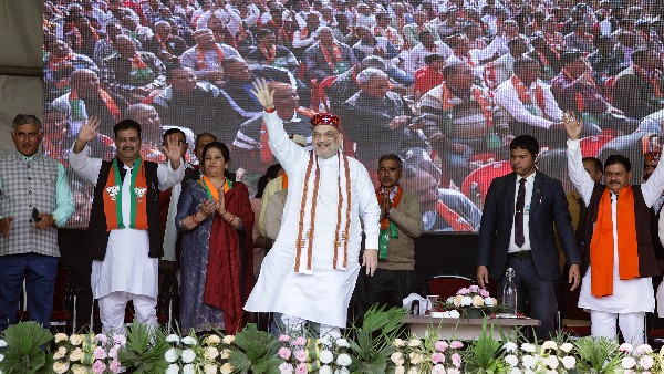 BJP will win both parts of Himachal pradesh: home minister Amit Shah 