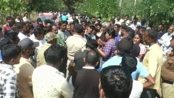 A women killed by wild Elephant in Kundur, Mudigere