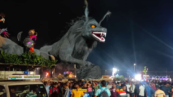 Panjurli Daiva Statue Attract Everyone In Karwar Dindi Utsava