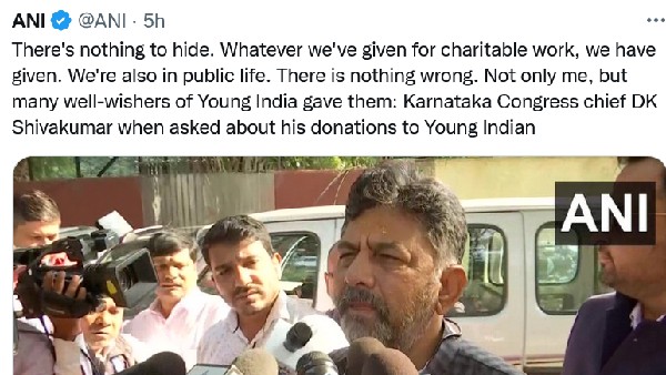 KPCC chief DK Shivakumar appears before ED in Money Laundering Case 