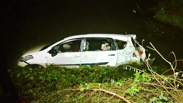 Car Accident At Davanagere Honnali Taluk Masadi Village