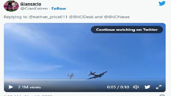 6 People Dies in the collision of Military Planes in the air show of Dallas, America