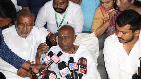 ಸಂಧಾನ ನಡೆಸಿದ ಹೆಚ್.ಡಿ.ದೇವೇಗೌಡರು 