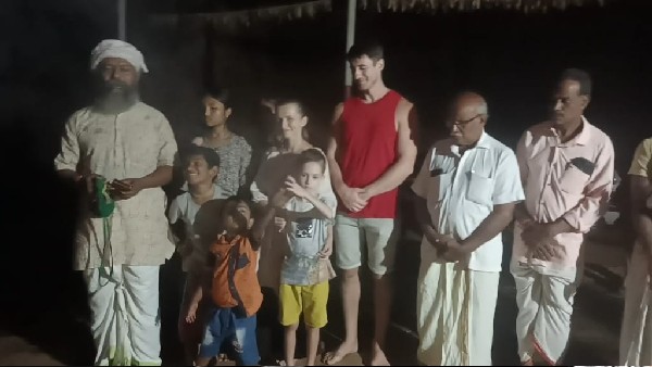 Ukraine Family offers Agelu Seve to Koragakka in Bantwal